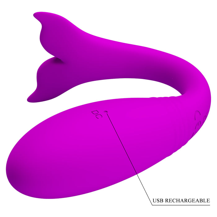 Whale Vibrator Jayleen Purple