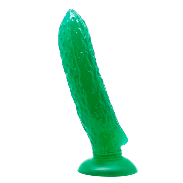 Cucumber Dong w/Suction Cup Light Green