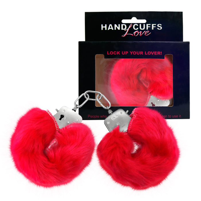 Fluffy Handcuffs Burgundy