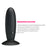 Vibrating Anal Butt Plug 4.3" x 1.3" Black