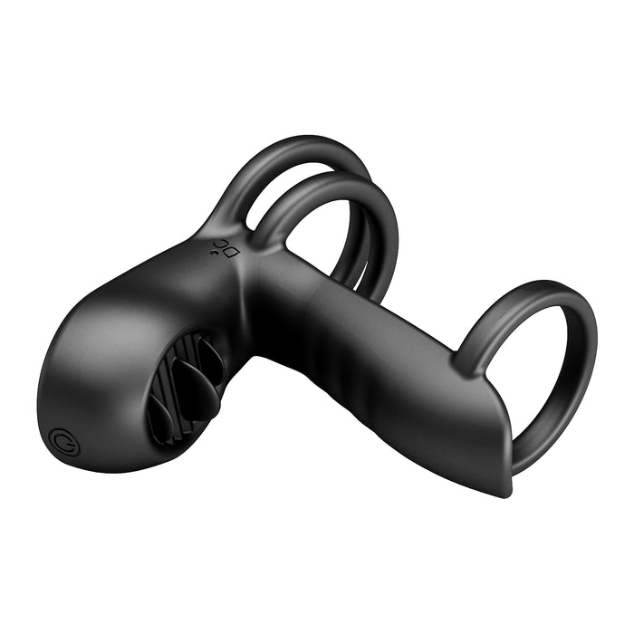 Vibrating Penis Sling Black