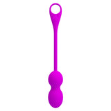 Rechargeable Kegel Ball "Elvira" Purple (80mmx32mm)