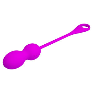 Rechargeable Kegel Ball "Elvira" Purple (80mmx32mm)