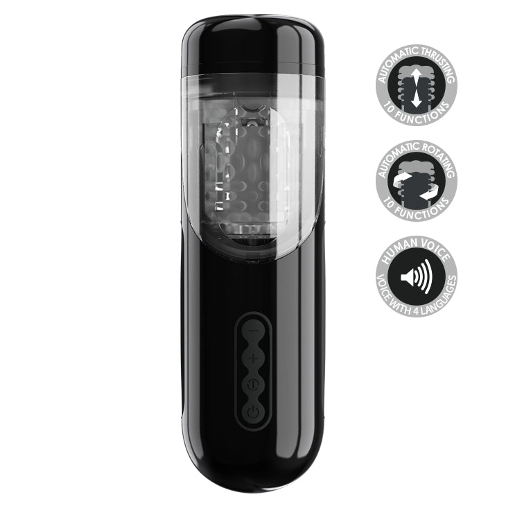 Thrusting & Rotating Masturbator 297mm x 90mm "Lorelei"