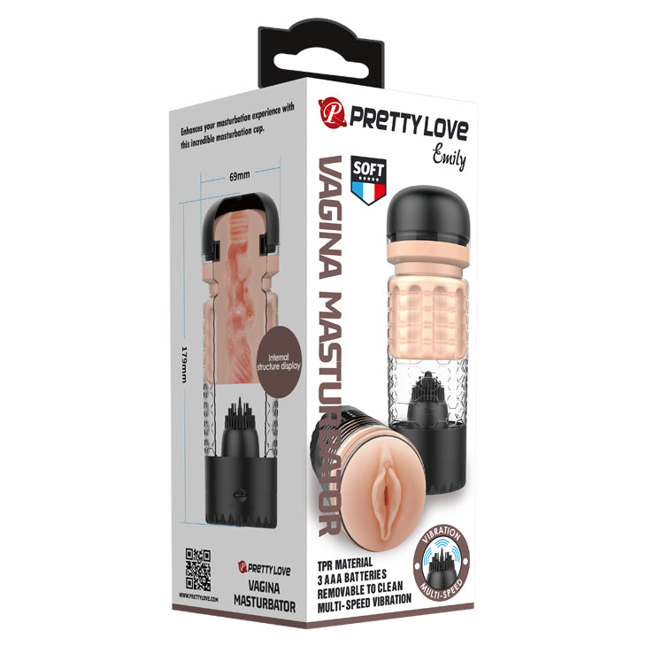 Vibrating Vagina Masturbator "Emily"