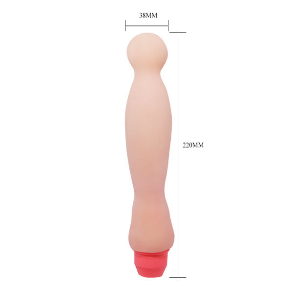 Flexi Spine Vibrator Knobbed Flesh
