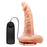 6" Flesh Vibrating Dildo w/Suction Base