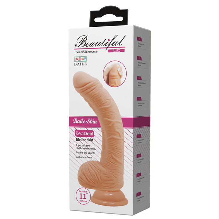 Alex - 11" G Spot Curved Dildo