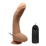 Alex - 11" Vibrating G Spot Curved Dildo