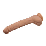 Dick 11" Straight Dildo w/Suction Base Flesh