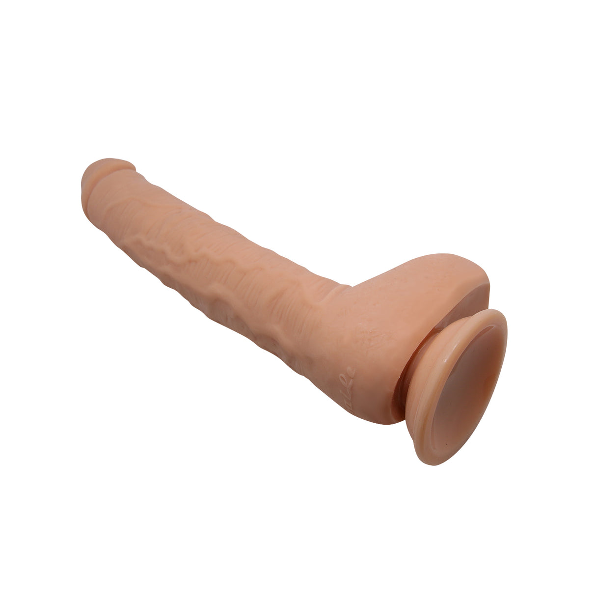 Dick 11" Straight Dildo w/Suction Base Flesh