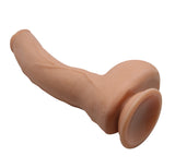 G Spot Curved Dildo w/Suction Base Flesh