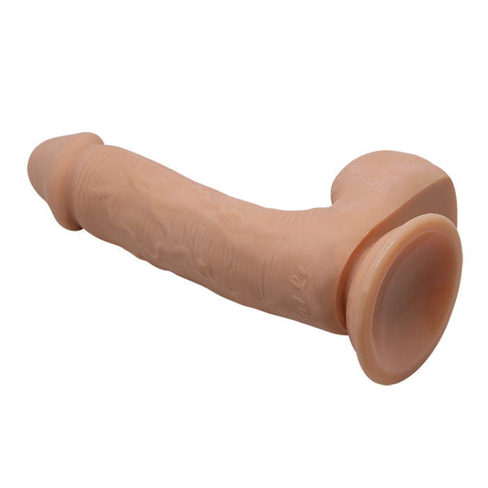 9.2" Vibrating Dildo w/Suction Base "Johnson" Flesh