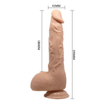 G Spot Dildo w/Suction Base Flesh