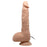 9.8" Vibrating Dildo w/Suction Base Flesh "Jason"