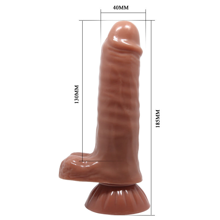 Realistic Dildo "Baron" Light Brown