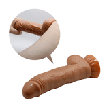 G Spot Dildo w/Suction Base Light Brown