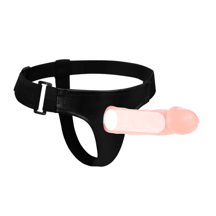 Strap On Dildo w/Harness Flesh