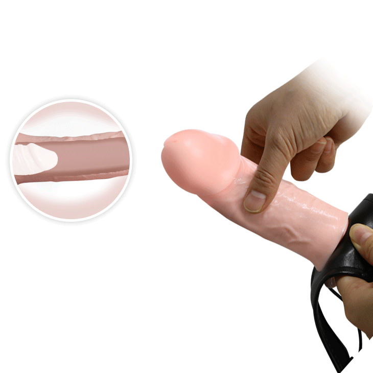 Strap On Dildo w/Harness Flesh