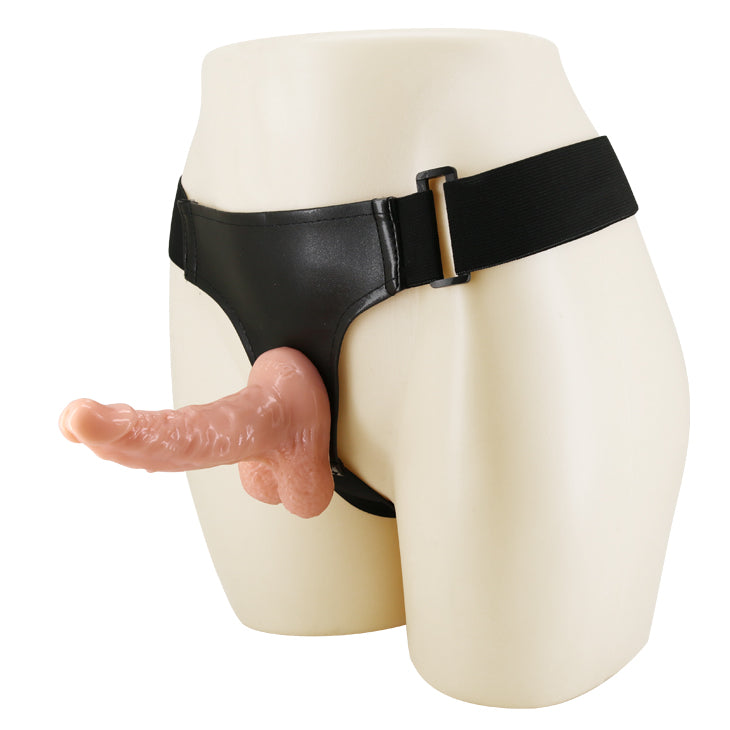 Strap On Dildo w/Harness Flesh