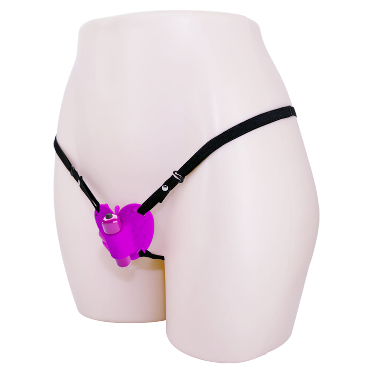 Strap On Clitoral Massager Purple