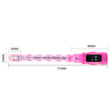 Vibrating Anal Beads Flexible Purple