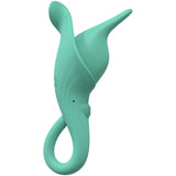 LoveLine - Lily - 10 Speed Clitoral Vibe - Sealed Silicone - Rechargeable - Submersible - Green