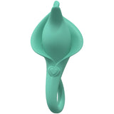 LoveLine - Lily - 10 Speed Clitoral Vibe - Sealed Silicone - Rechargeable - Submersible - Green