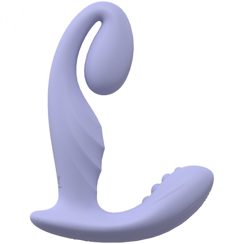 LoveLine - Bliss  - 10 Speed Dual Motor Vibe - Sealed Silicone - Rechargeable - Submersible – Lavender