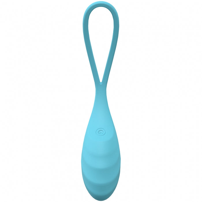 LoveLine - Passion - 10 Speed Remote Control Egg  - Sealed Silicone - Rechargeable - Submersible - Blue