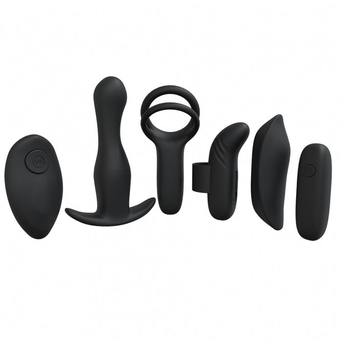 LoveLine - Supreme Weekend Kit - Silicone - Rechargeable - Waterproof - Black