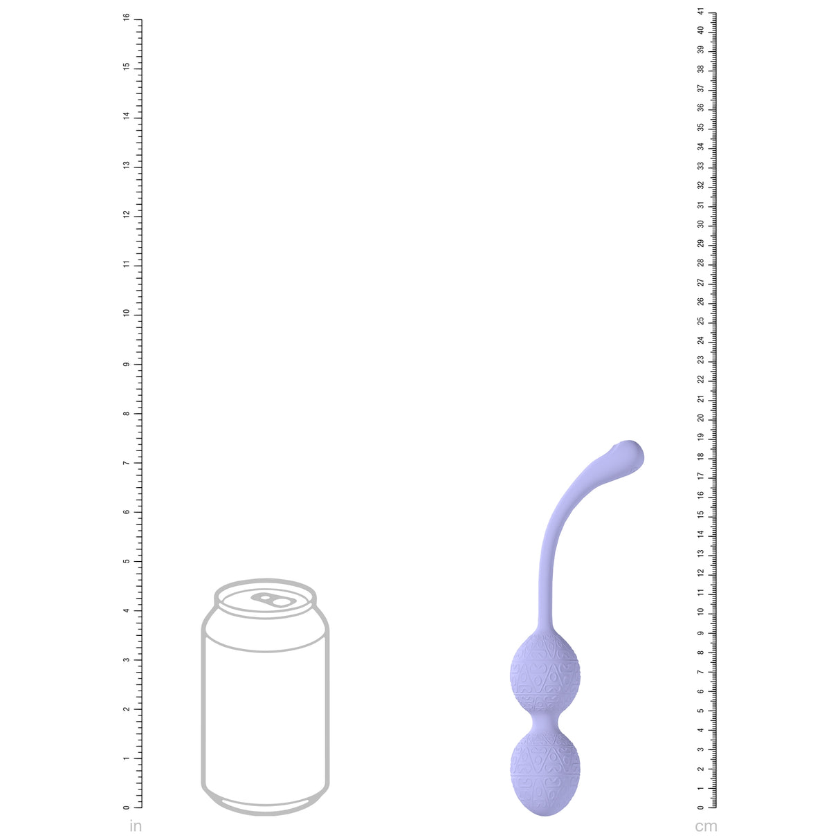 Loveline - PelviFit� Beads Kegel Vibe - 10 Function - Vibrating - Waterproof - Remote - Lavende