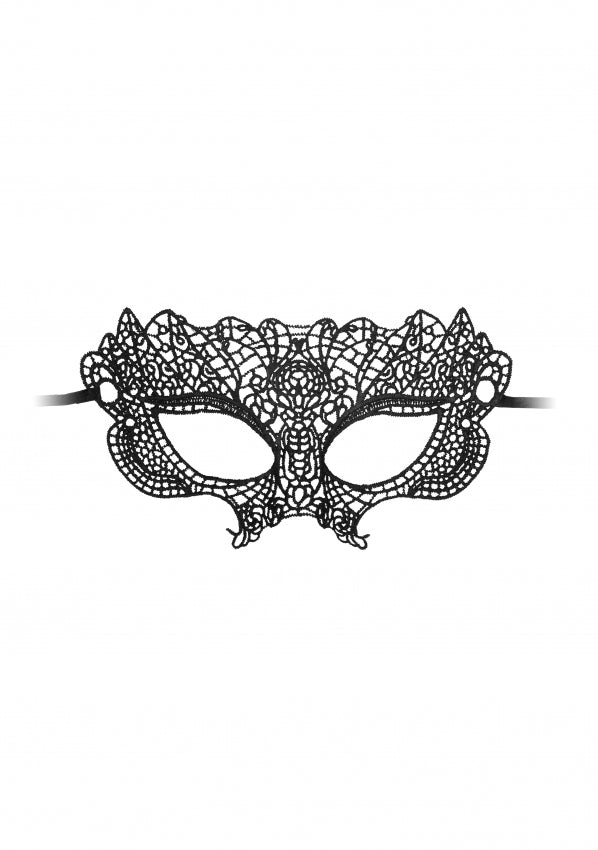 Princess Black Lace Mask Black