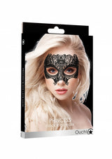 Princess Black Lace Mask Black