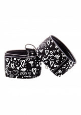 Printed Handcuffs Black (NLA)