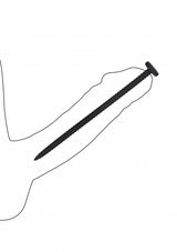 Silicone Screw Plug Set Urethral Sounding Black 89 g OU433BLK