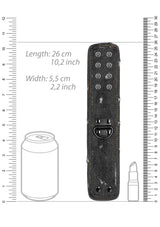 Denim Handcuffs - Black Denim Restraints (NLA)