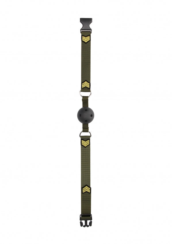 Breathable Ball Gag - Army Theme - Green (NLA)
