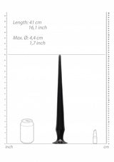 Ass Spike Dildo - 42 cm - Black (NLA)