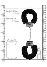 Beginners Furry Handcuffs - With Quick-Release Button