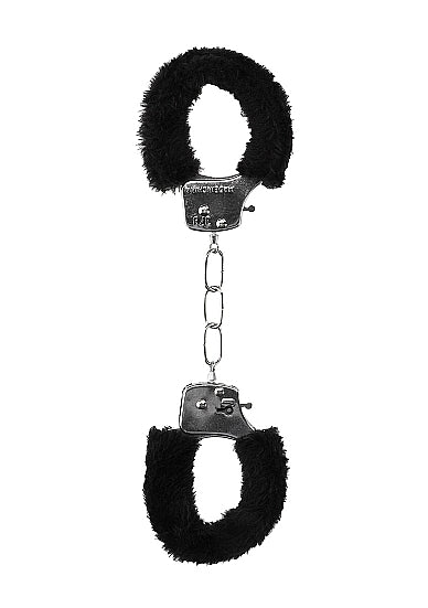 Beginners Furry Handcuffs - With Quick-Release Button