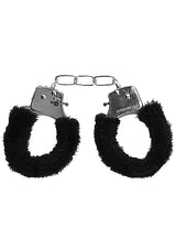 Beginners Furry Handcuffs - With Quick-Release Button