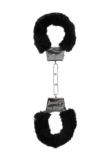 Pleasure Furry Handcuffs - With Quick-Release Button