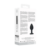 Silicone Butt Plug with Removable Jewel