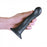 Ultra Soft Curvy G-Spot Dildo - 7'' / 17 cm - Gun Metal