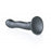 Ultra Soft Curvy G-Spot Dildo - 7'' / 17 cm - Gun Metal