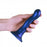 Ultra Soft Curvy G-Spot Dildo - 7'' / 17 cm - Metallic Blue