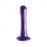 Ultra Soft Curvy G-Spot Dildo - 7'' / 17 cm - Metallic Purple