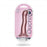 Ultra Soft Curvy G-Spot Dildo - 7'' / 17 cm - Rose Gold