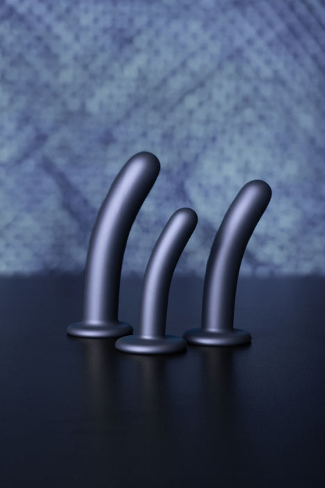 Smooth G-Spot Dildo - 5'' / 12 cm - Gun Metal